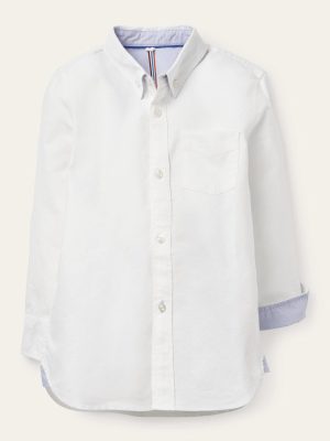 Button-down Shirt-White