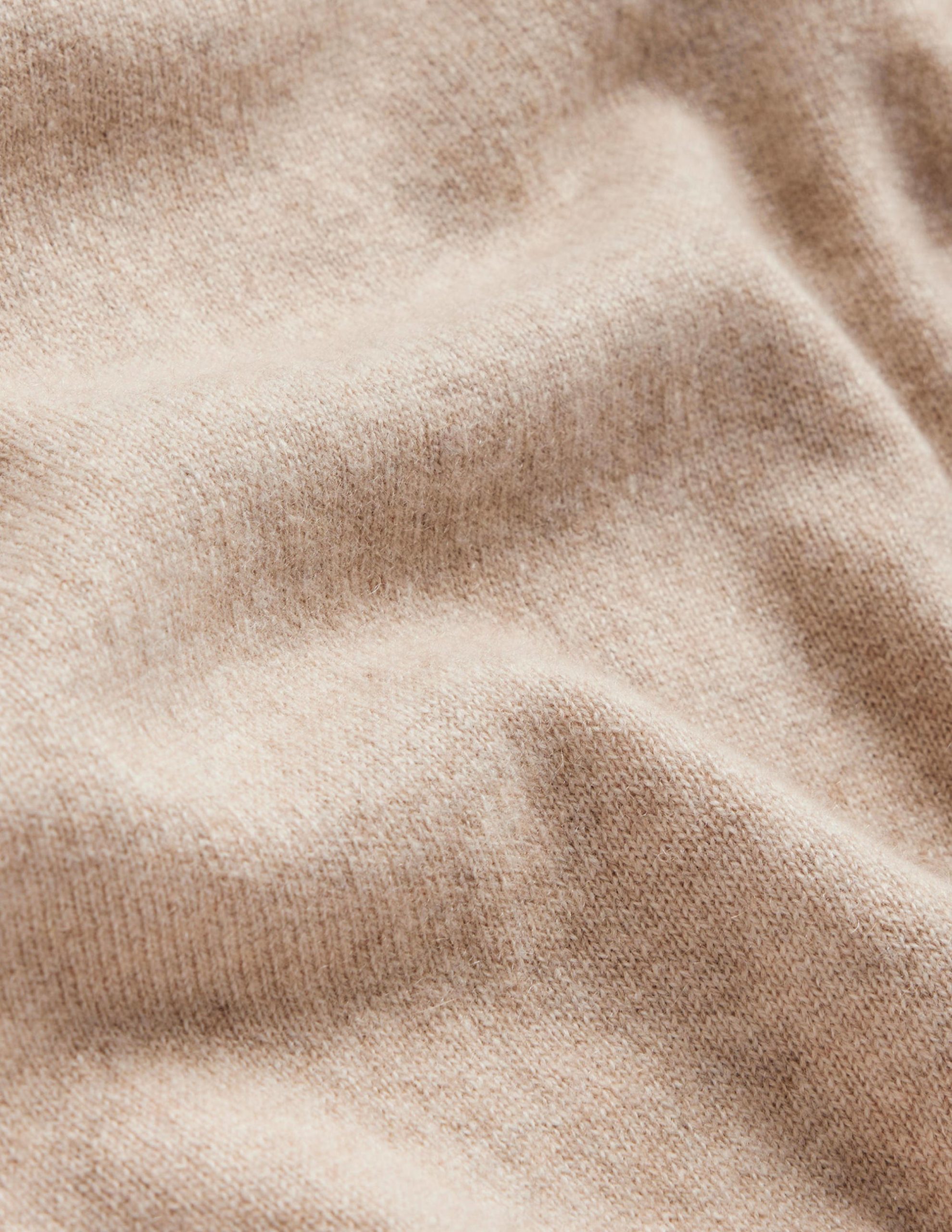 Eva Cashmere Crew Neck Jumper-Chinchilla Melange - Image 9