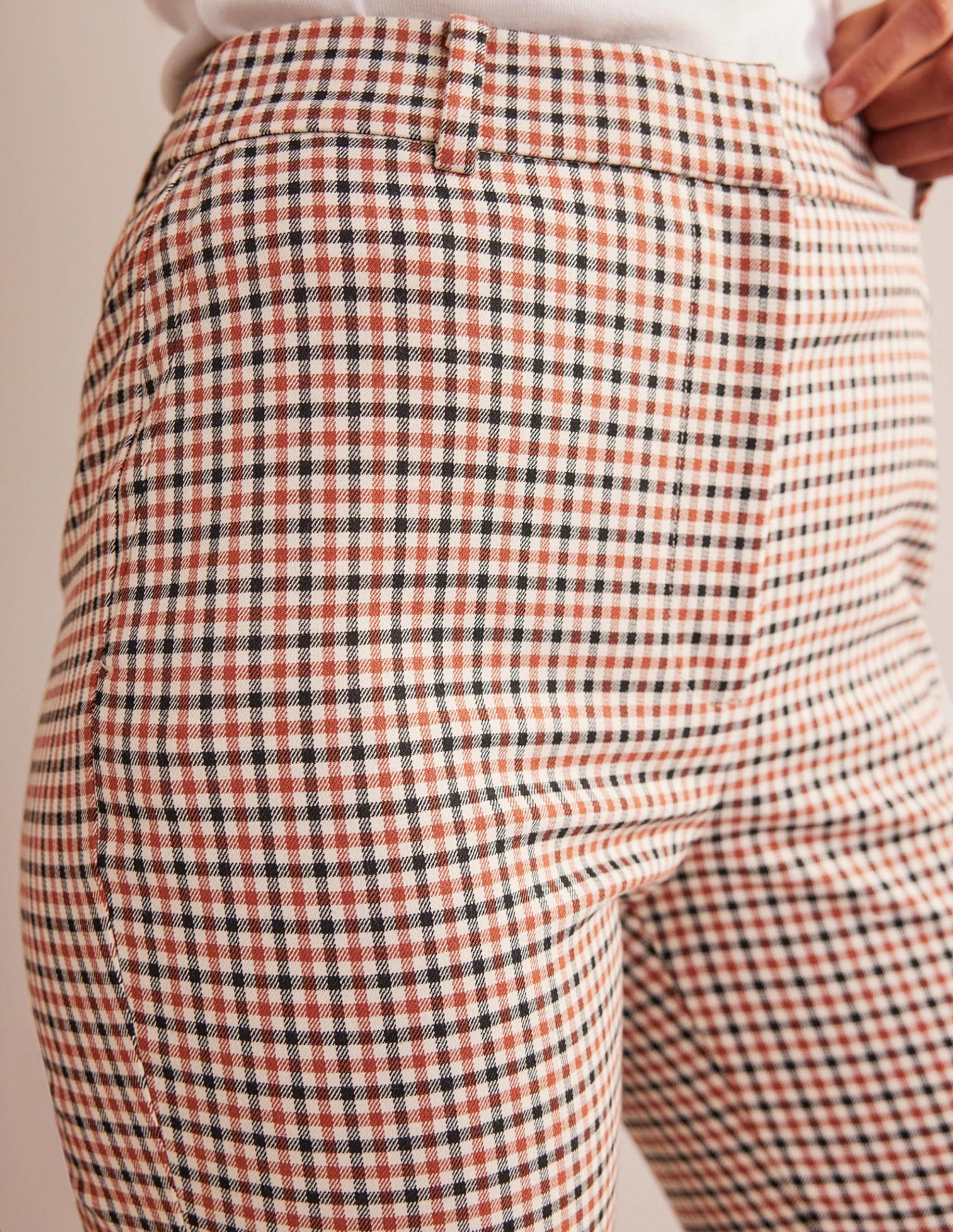 Chelsea Check Trousers-Check - Image 2