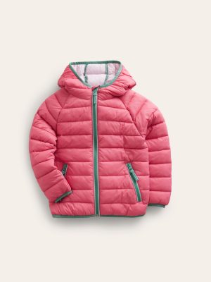 Pack-away Padded Jacket-Rose Pink