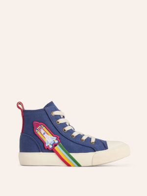 Canvas High Tops-Starboard Rocket