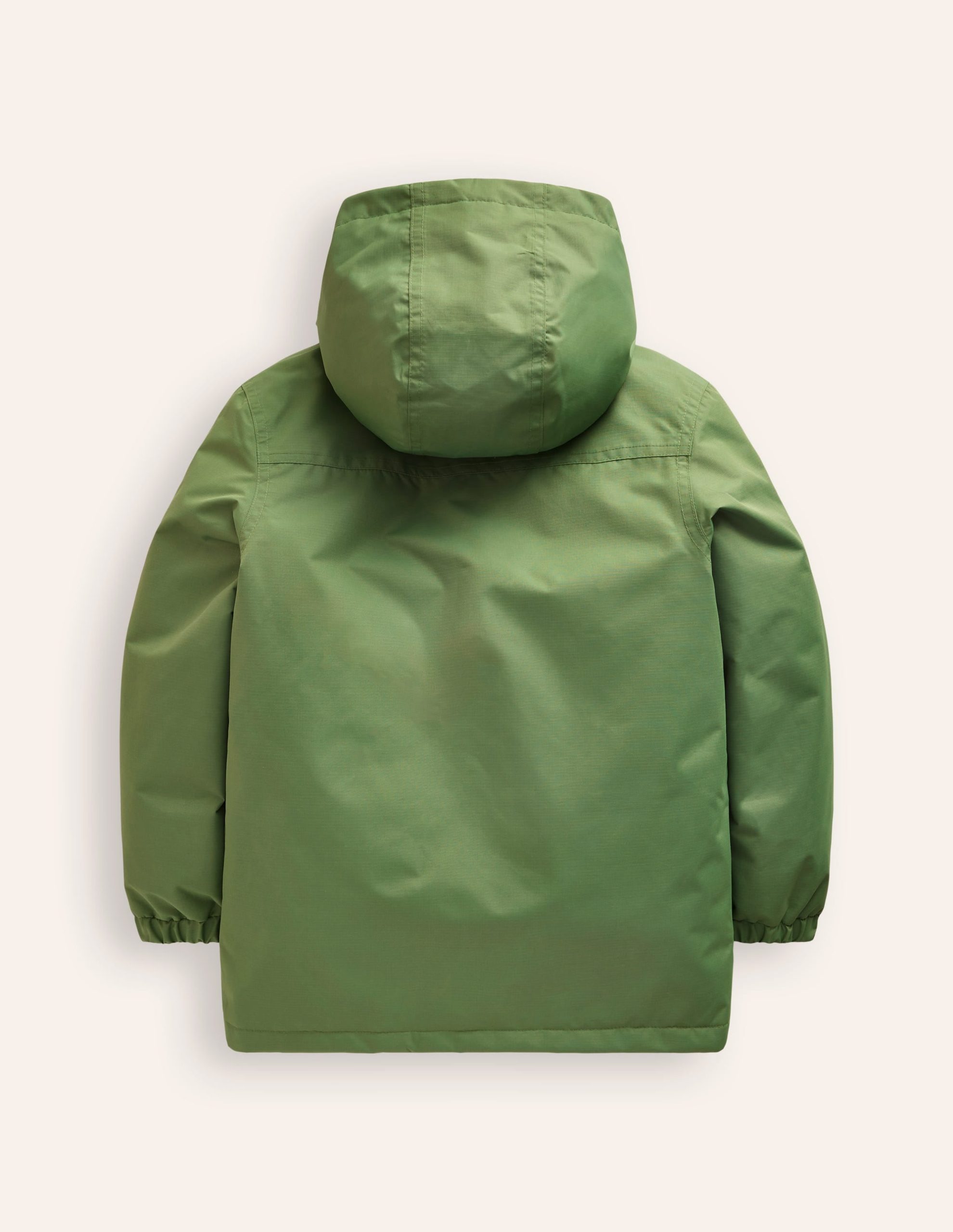 4-in-1 Waterproof Coat-Safari Green - Image 2