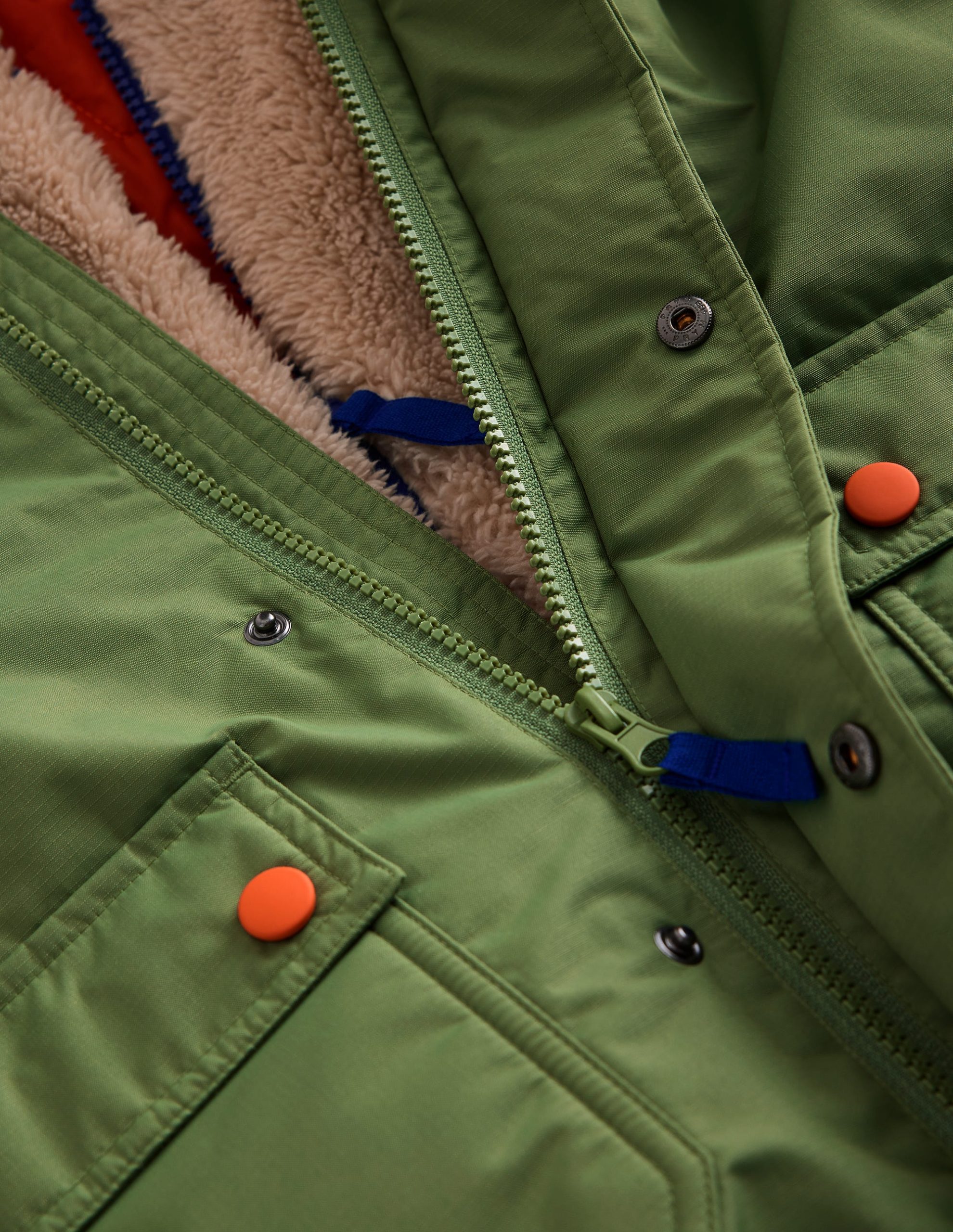 4-in-1 Waterproof Coat-Safari Green - Image 3
