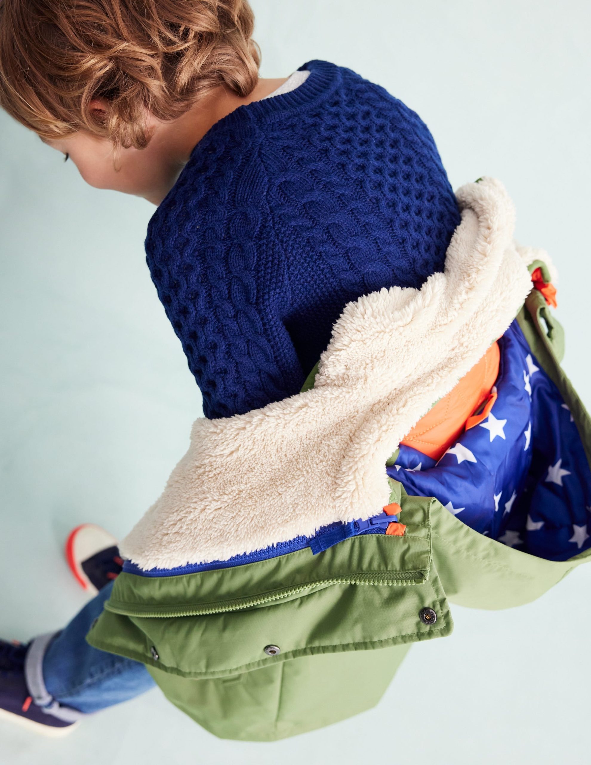 4-in-1 Waterproof Coat-Safari Green - Image 9