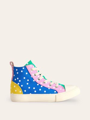 Canvas High Tops-Multi Spots
