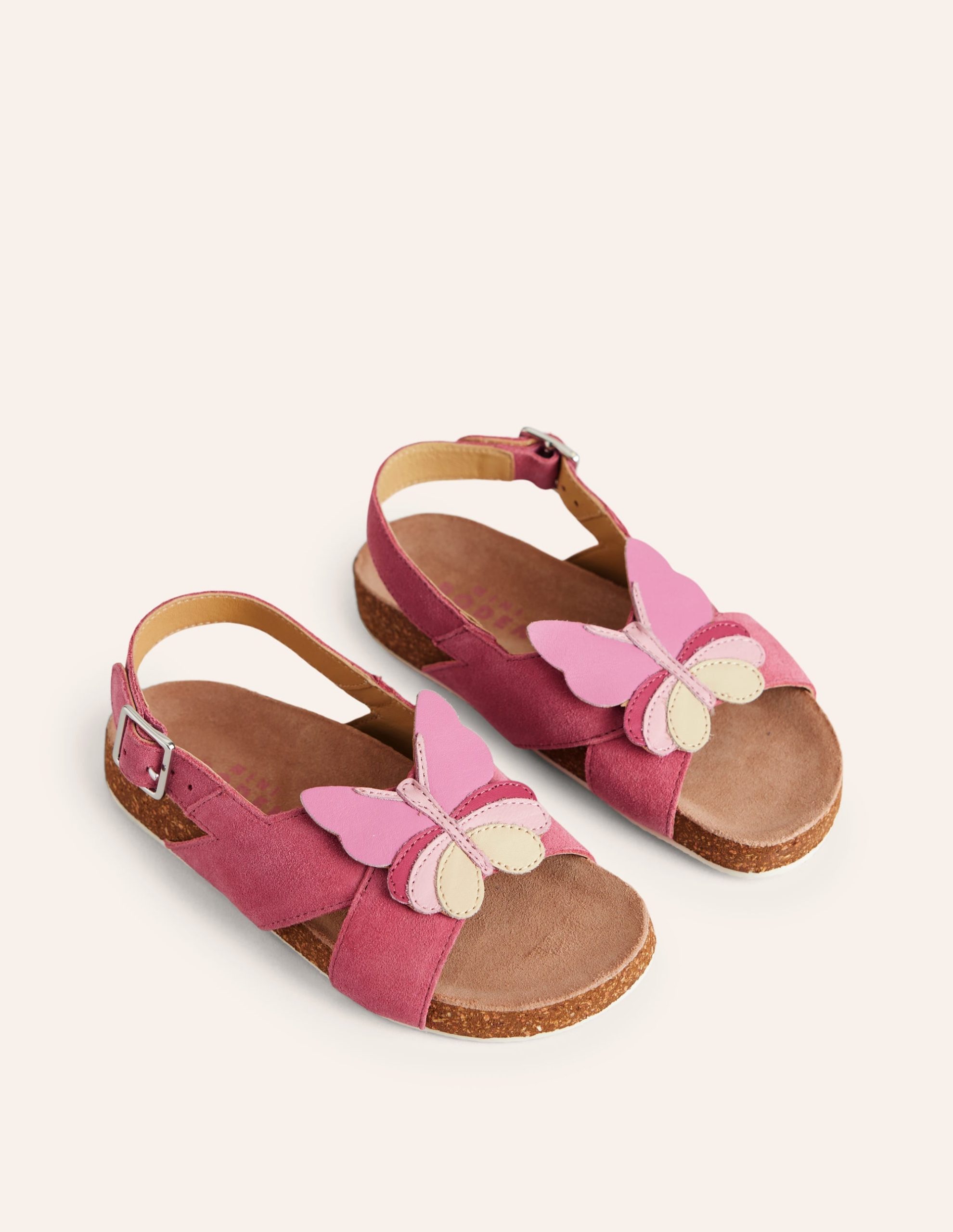 Novelty Cross Over Sandals-Pink Butterfly - Image 2