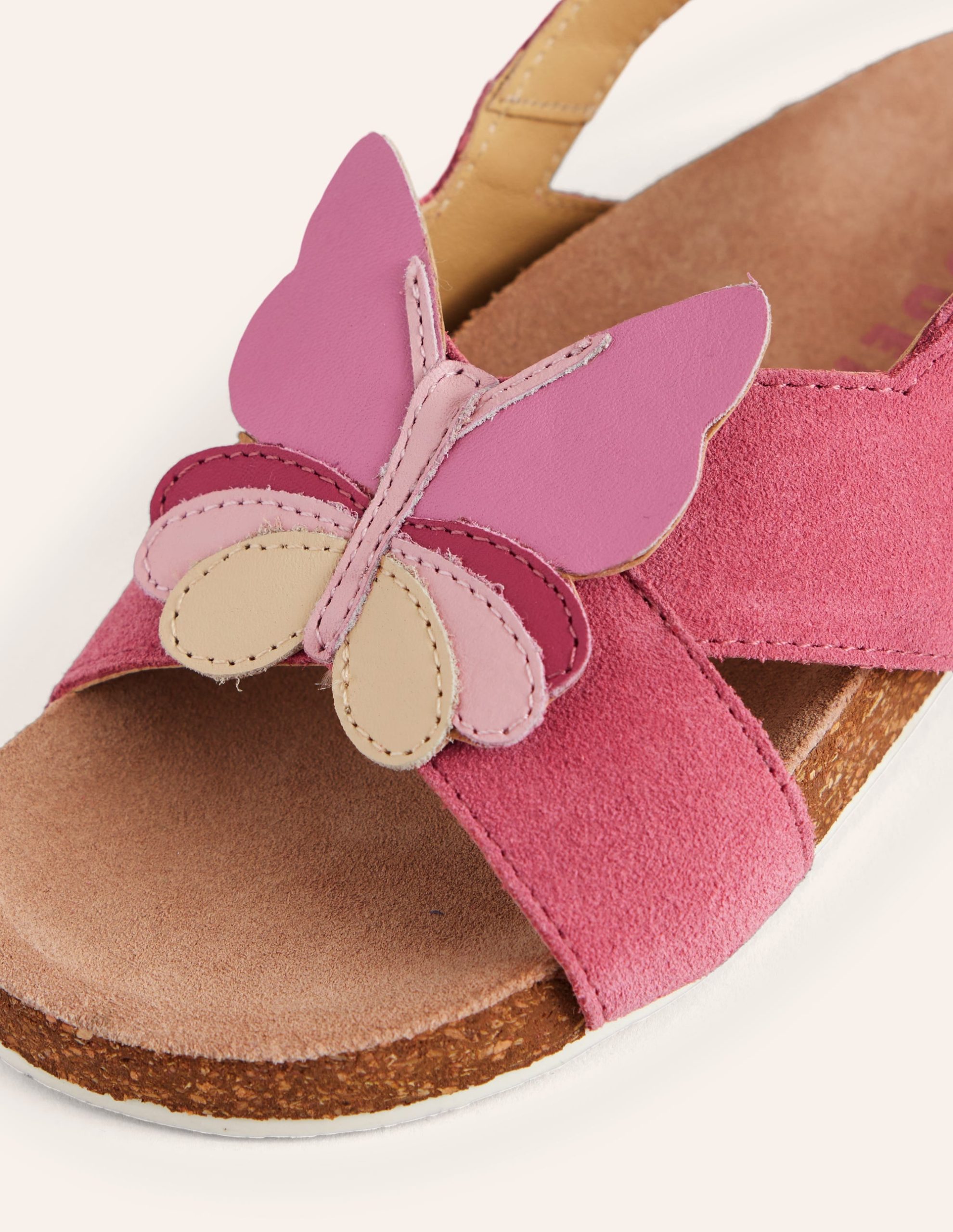 Novelty Cross Over Sandals-Pink Butterfly - Image 3