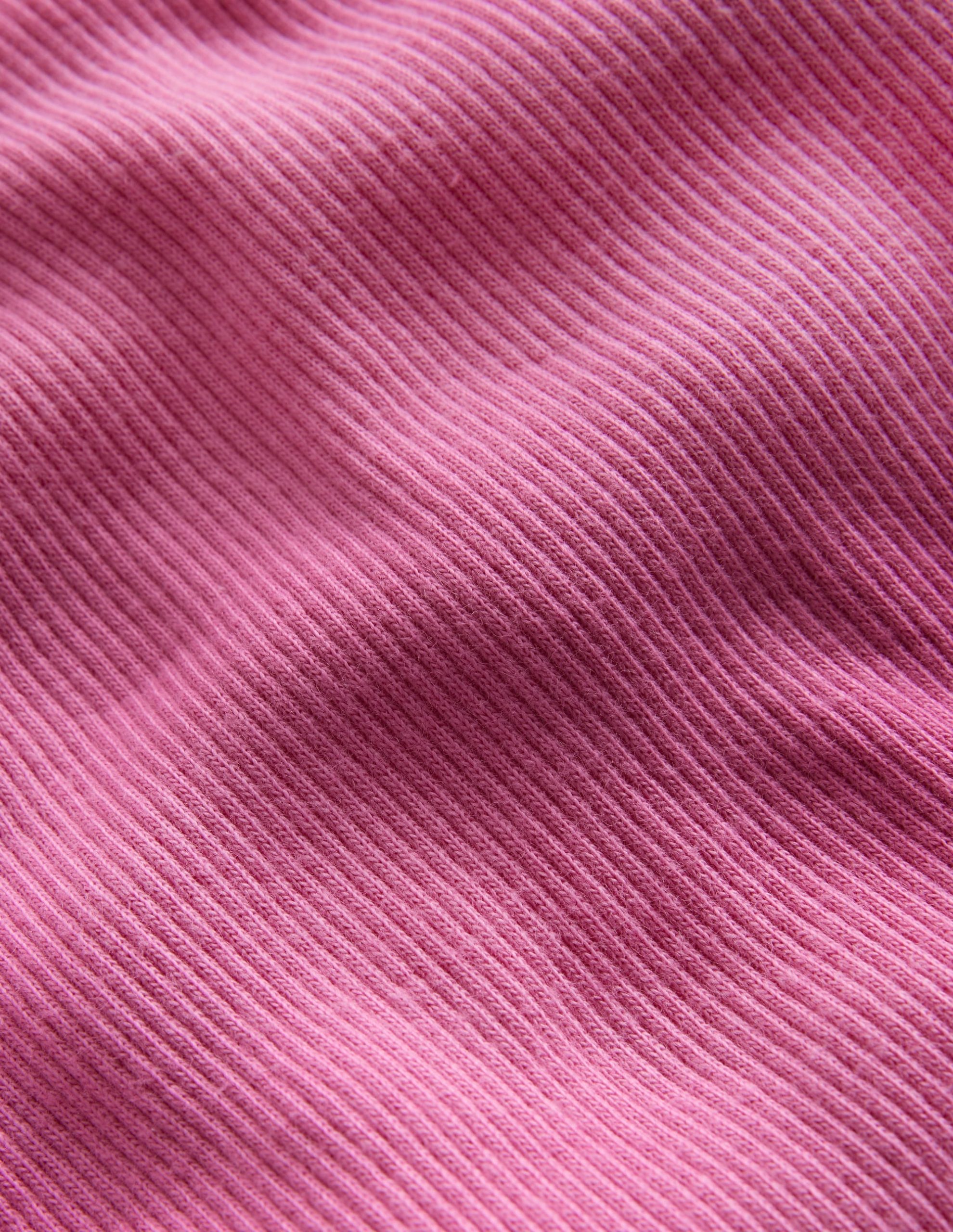 Ribbed Short Sleeve T-Shirt-Strawberry Ice - Image 3
