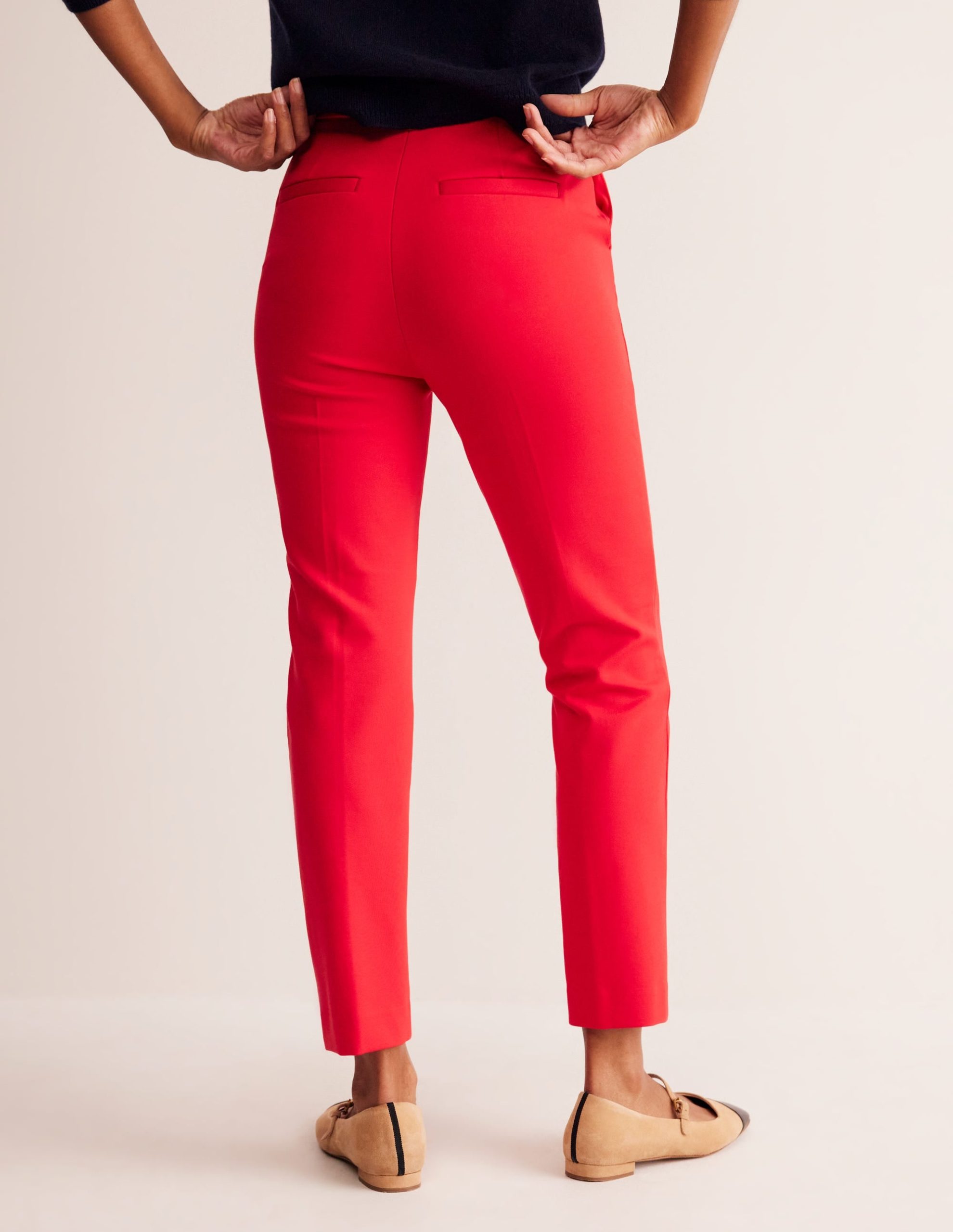 Highgate Ponte Trousers-Hot Pepper - Image 3