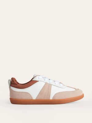 Erin Retro Tennis Trainers-White Mix