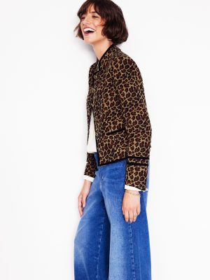 Cambridge Military Jacket-Leopard