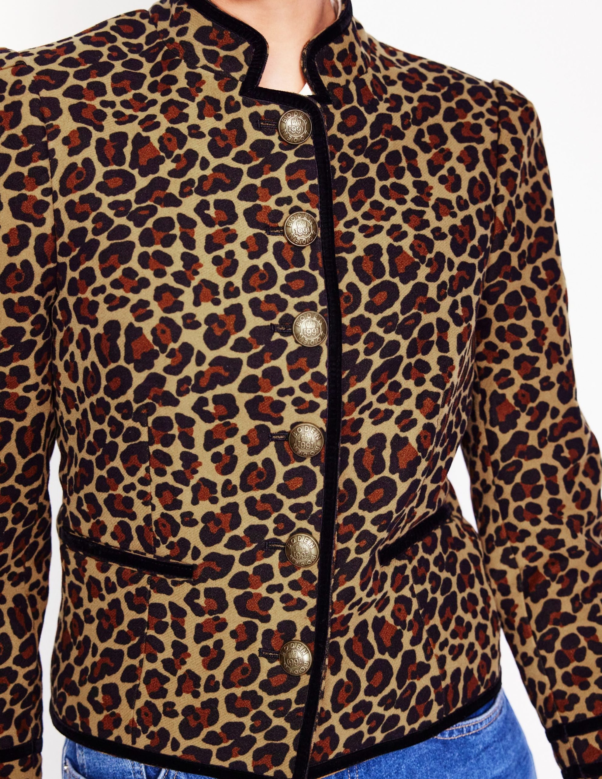 Cambridge Military Jacket-Leopard - Image 2