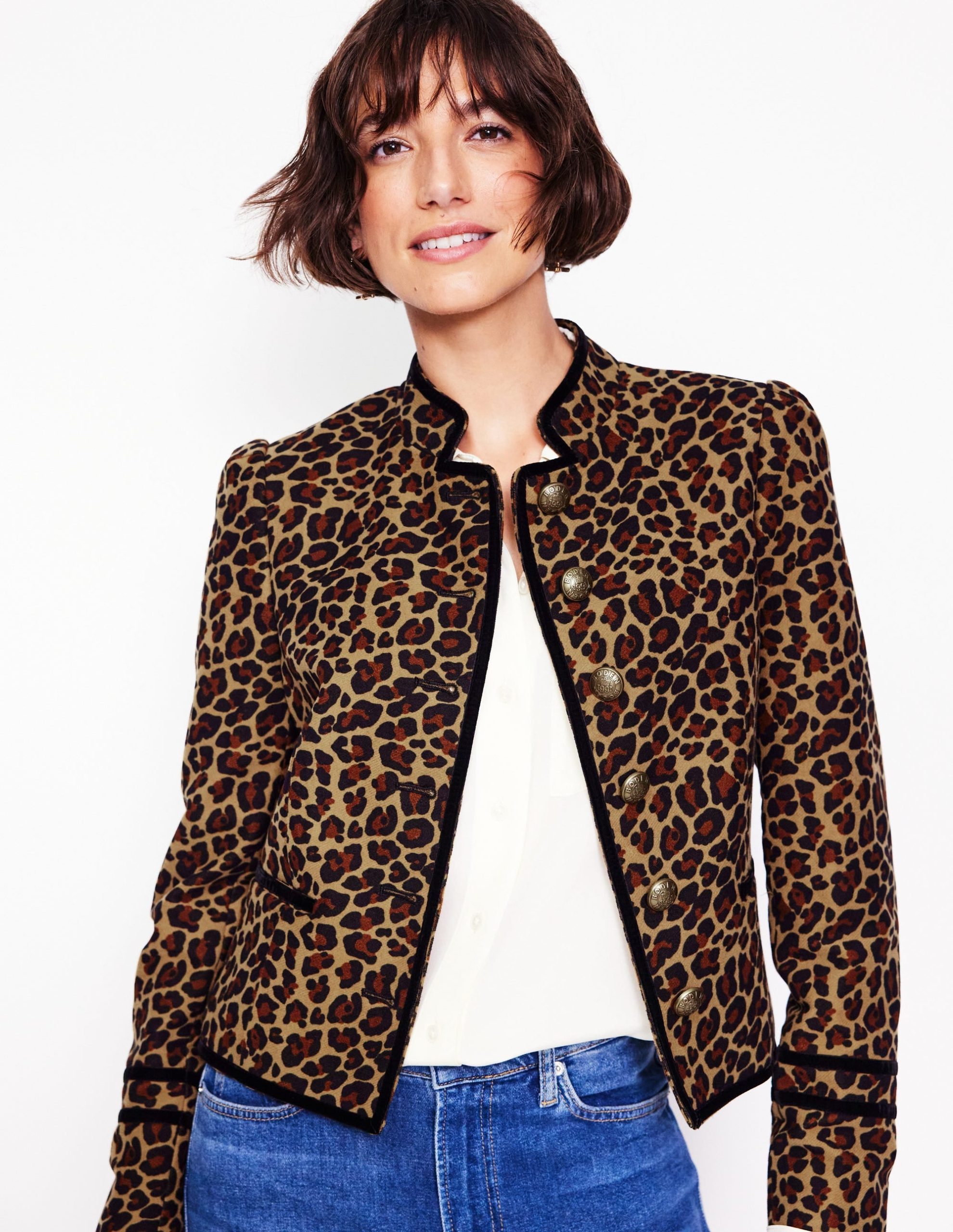 Cambridge Military Jacket-Leopard - Image 4