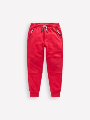 Warrior Knee Joggers-Pomegranate Red