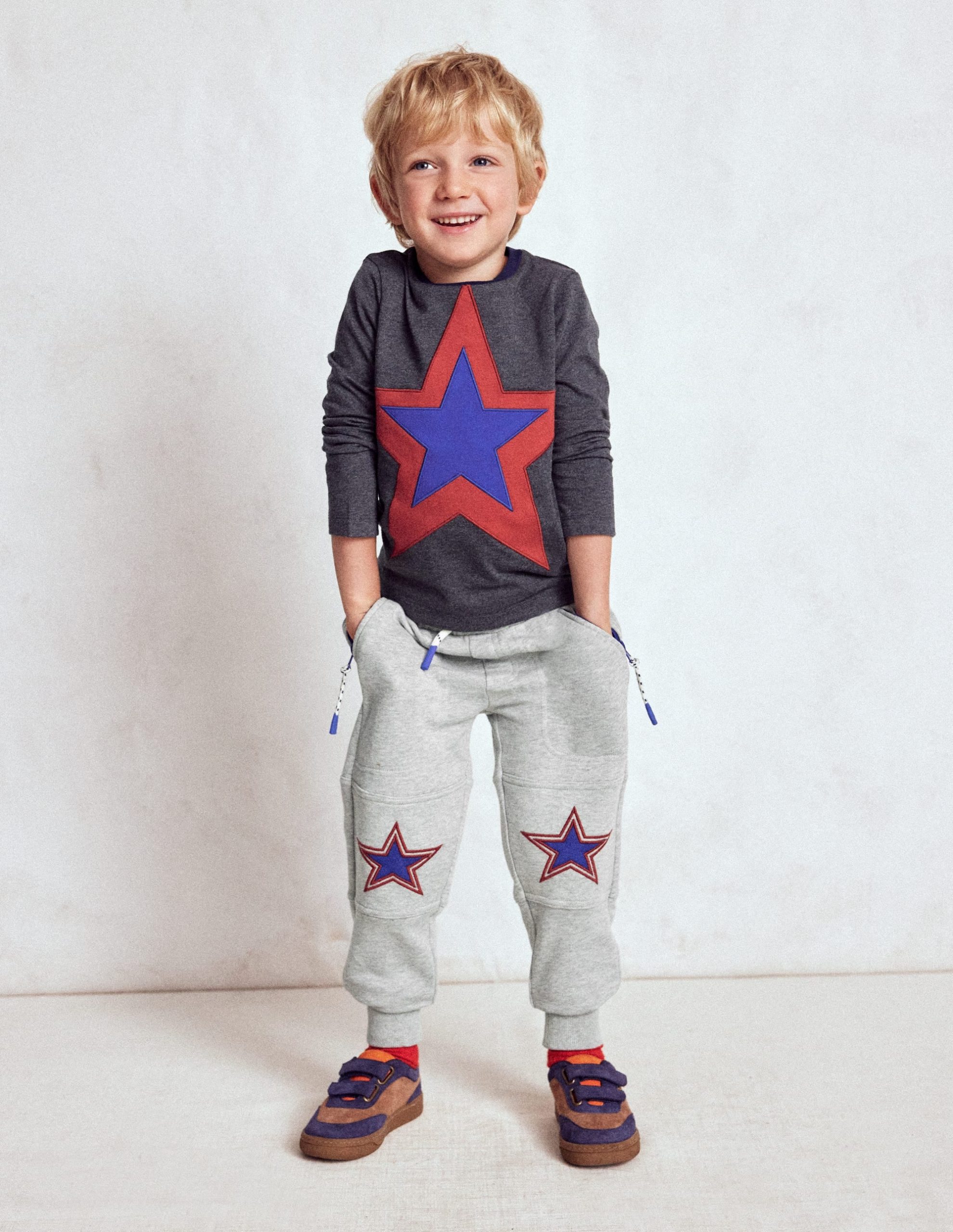 Warrior Knee Joggers-Grey Star Knee - Image 3