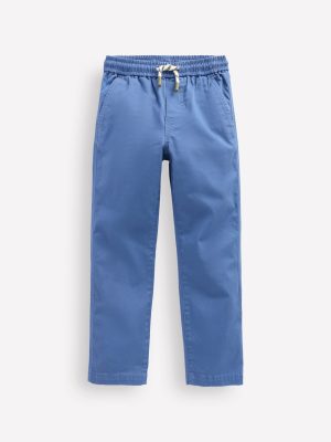 Slim Pull On Trousers-Blue River