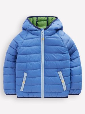 Pack-away Padded Jacket-Blue River