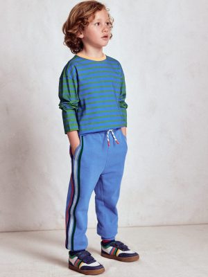 Rainbow Stripe Joggers-Blue River