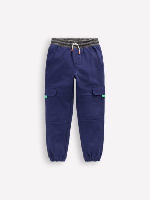 Ripstop Cargo Joggers-College Navy