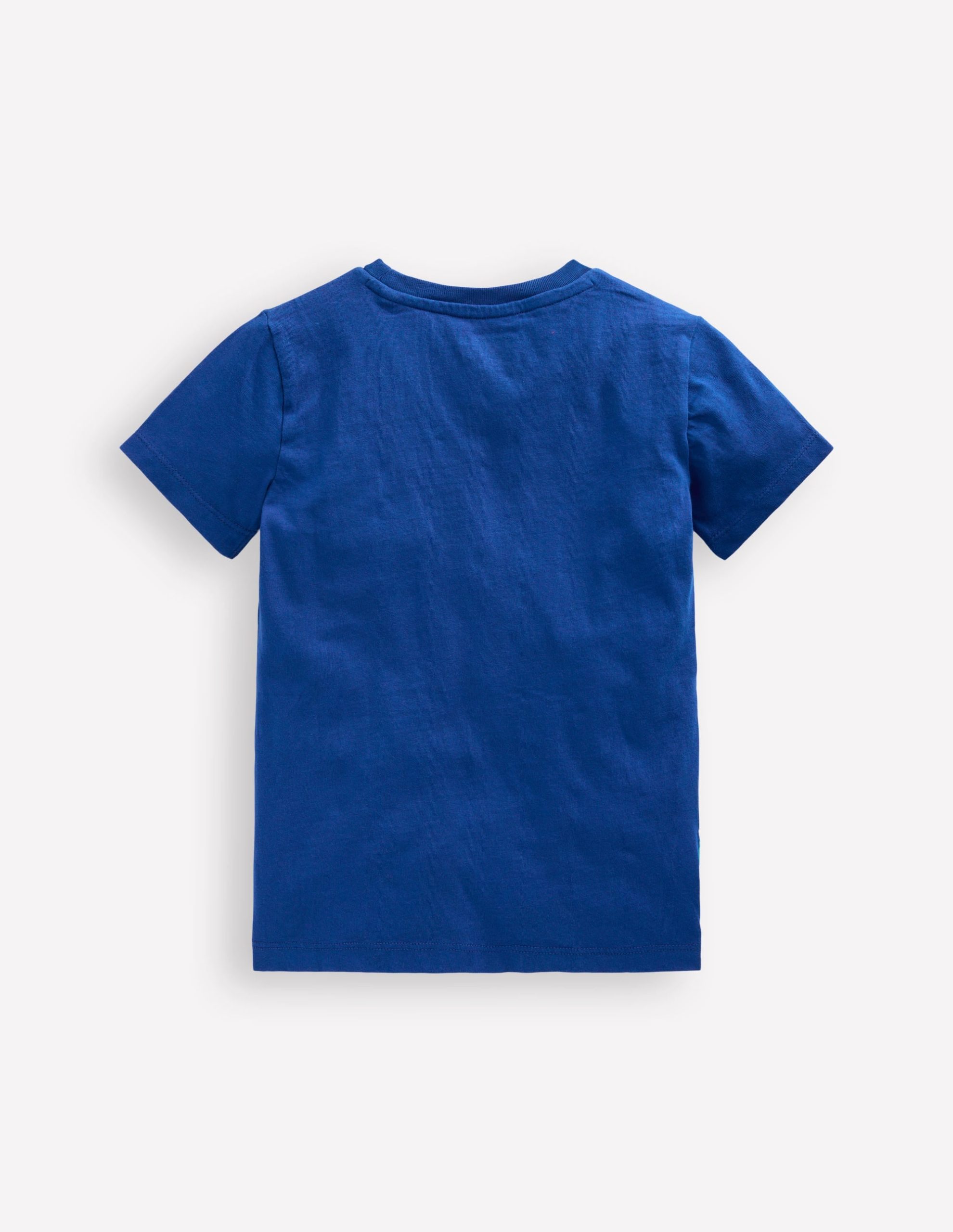 Short Sleeve Appliqu?? T-shirt-Dino Space - Image 2