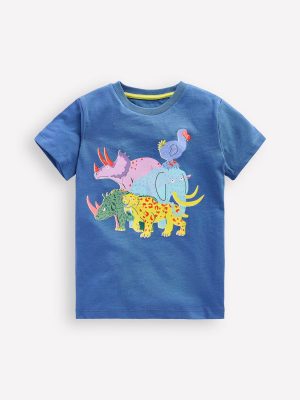 Short Sleeve Riso T-Shirt-Delft Extinct Animals