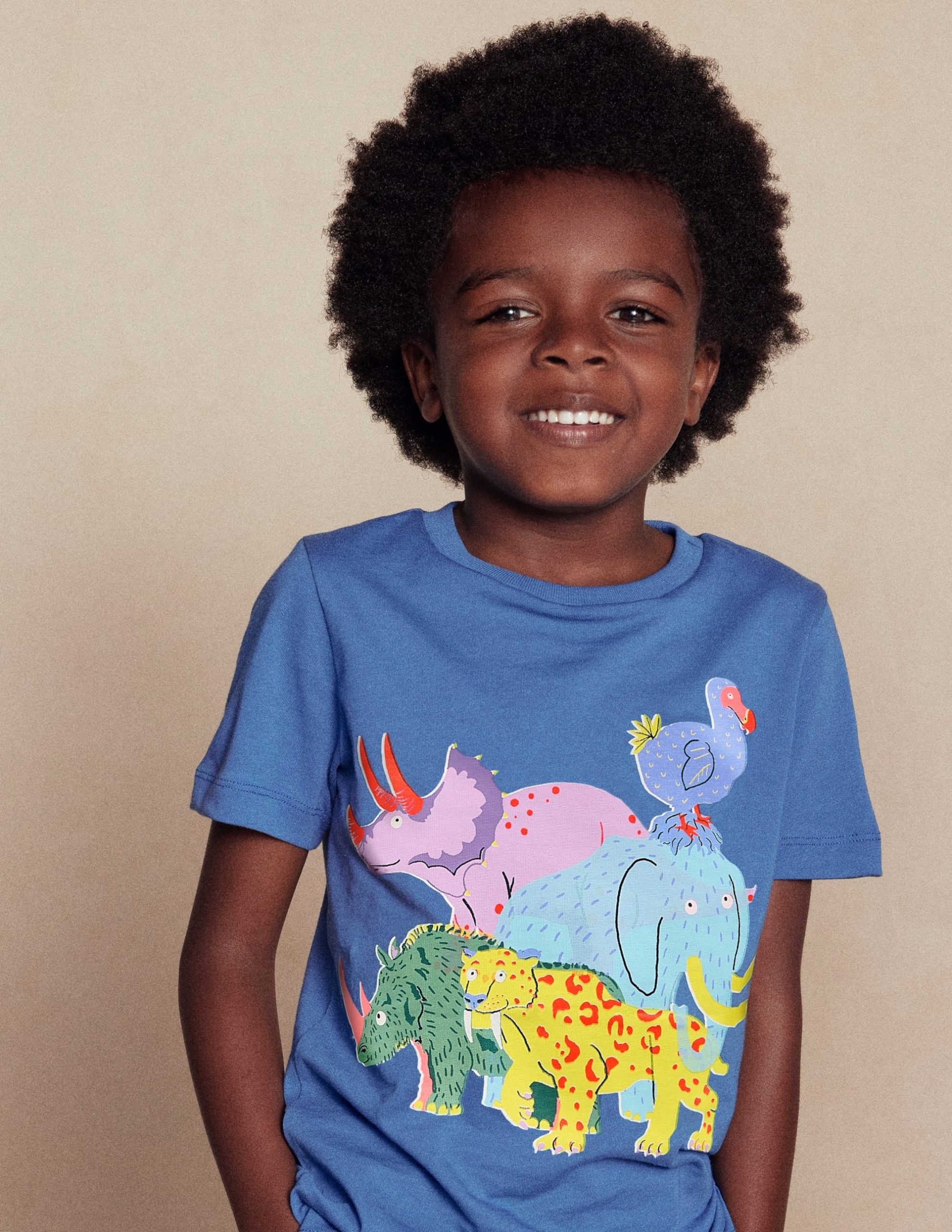 Short Sleeve Riso T-Shirt-Delft Extinct Animals - Image 4