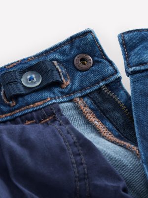 Adventure-flex Slim Jeans-Mid Vintage Denim