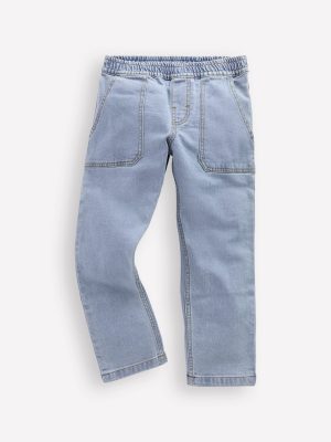 Pull-On Jeans-Light Wash