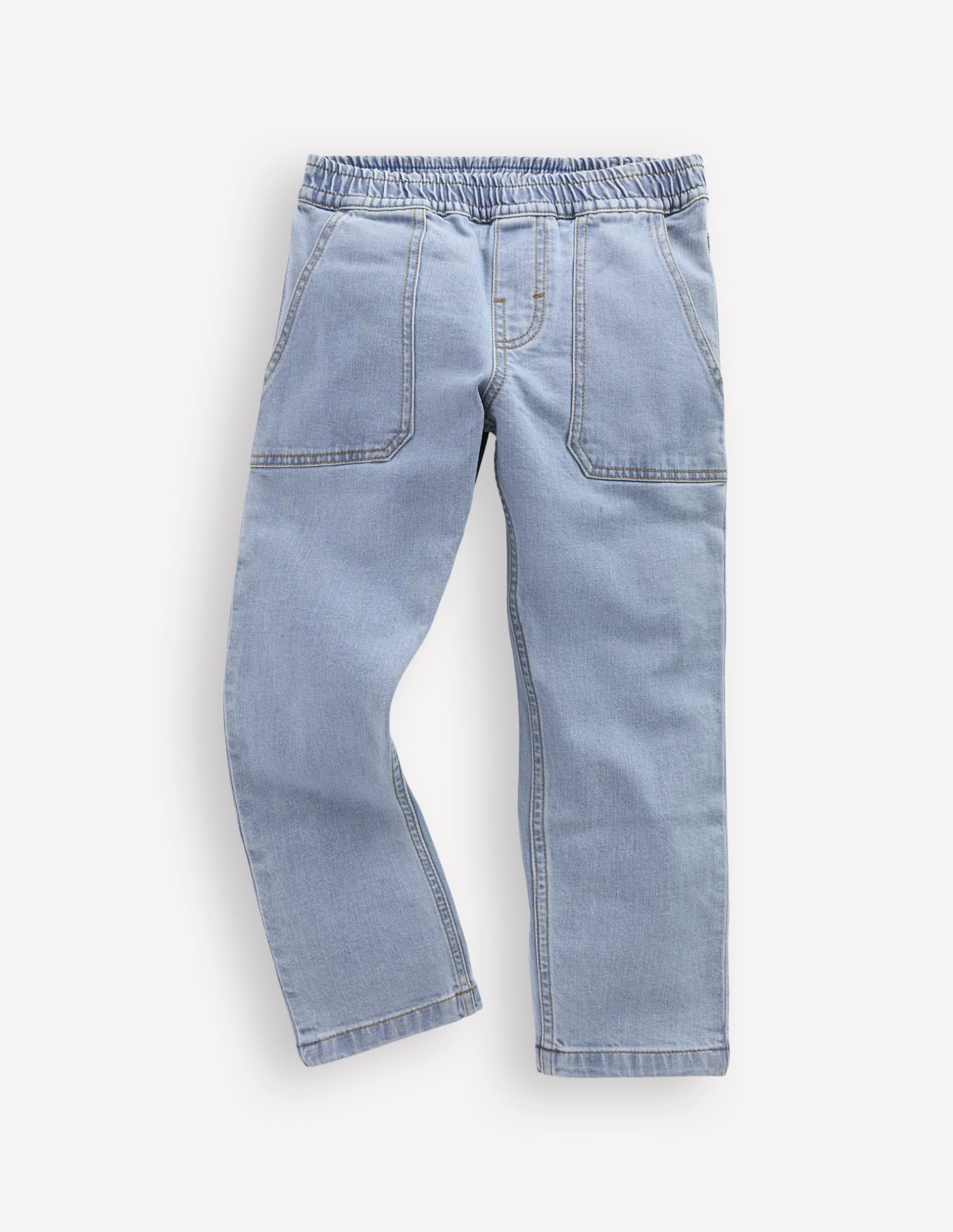 Pull-On Jeans-Light Wash