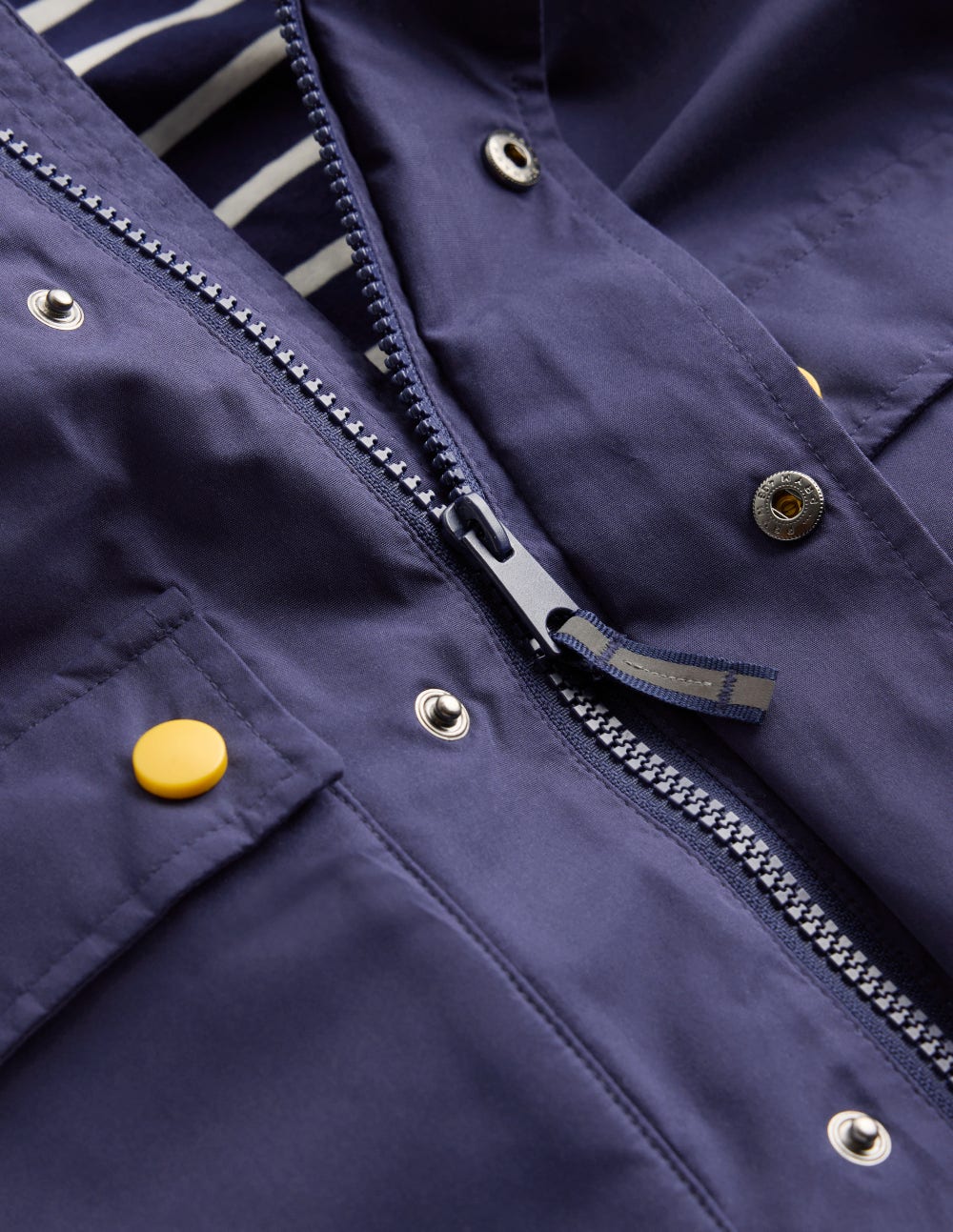 Waterproof Fisherman's Jacket-College Navy - Image 3