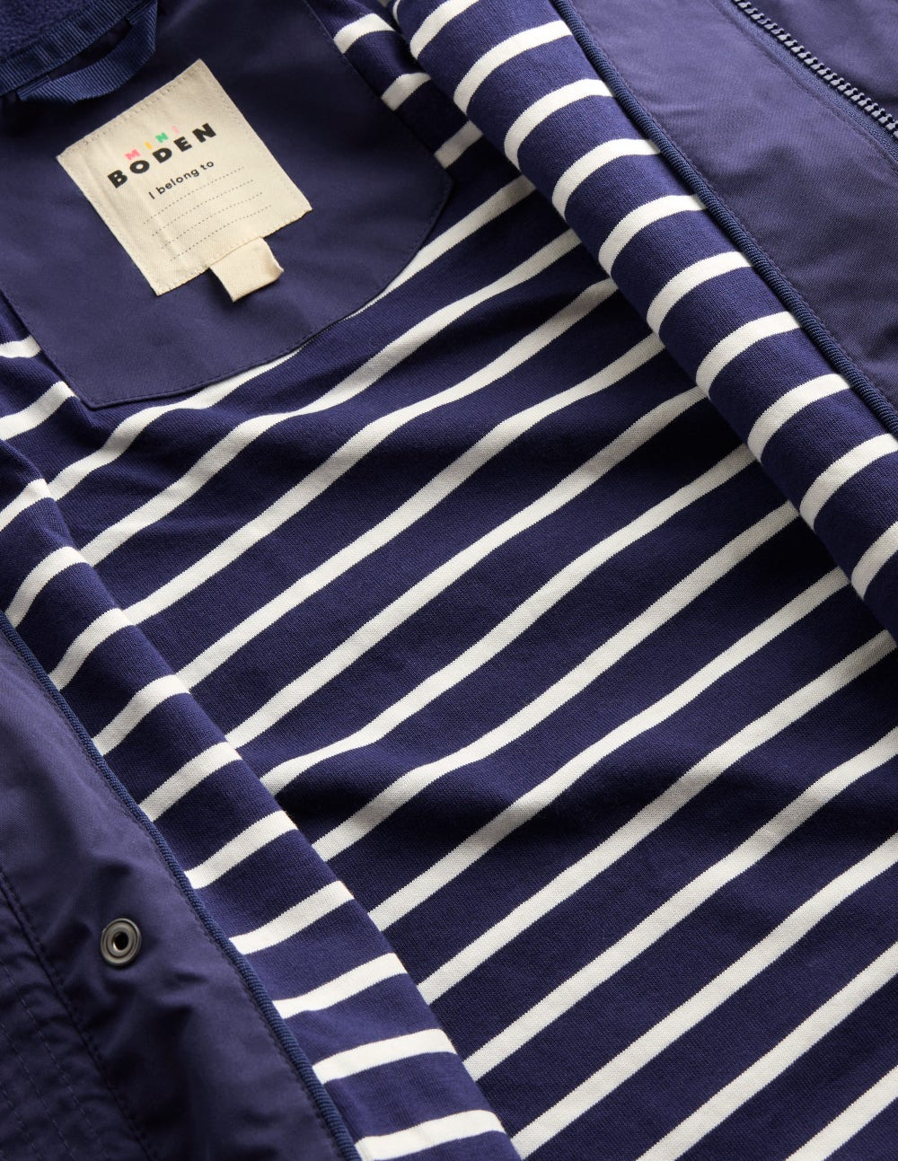 Waterproof Fisherman's Jacket-College Navy - Image 5