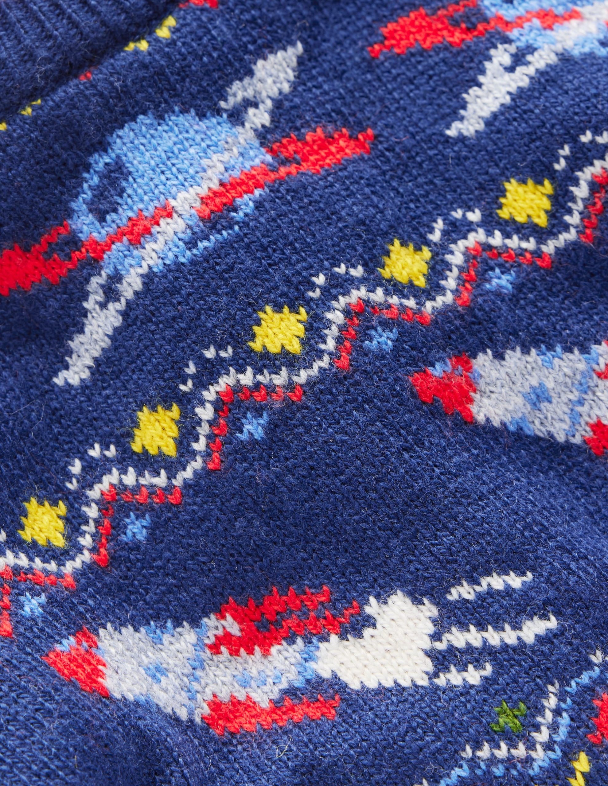 Fair Isle Sweater-College Navy Space - Image 3