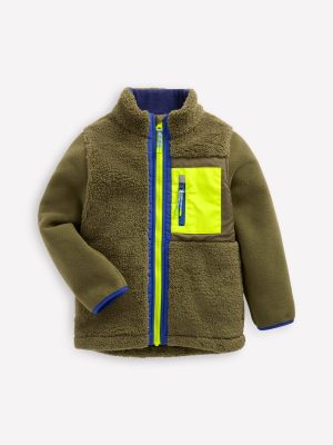 Cosy Windproof Fleece-Winter Moss