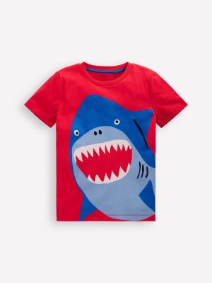 Fun Graphic T-shirt-Strawberry Tart Shark