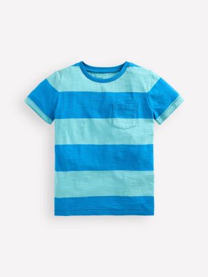 Everyday Short Sleeve T-Shirt-Barbados Beach/Indigo Bunting