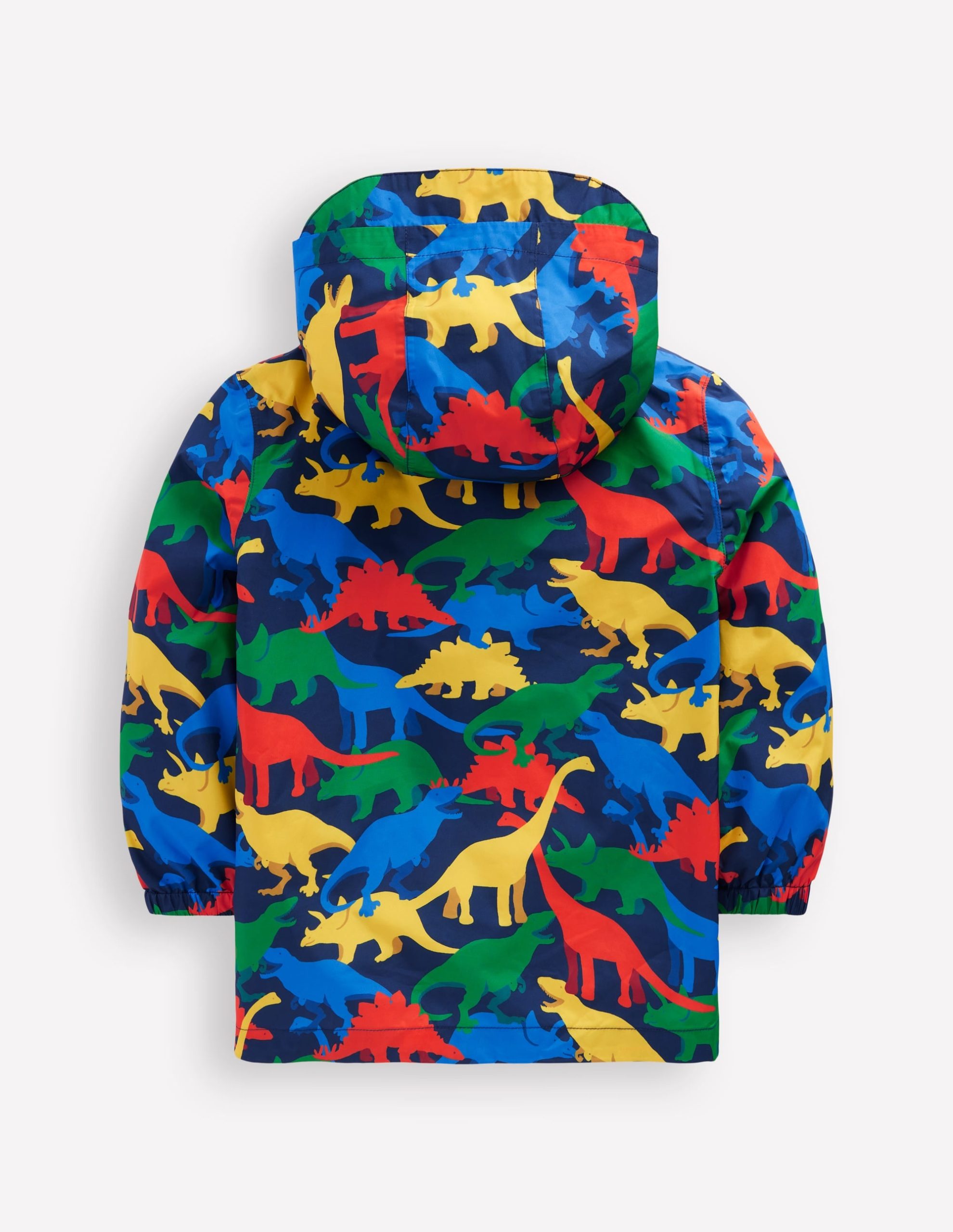 Waterproof Pop Over Jacket-College Navy Multi Dinos - Image 2