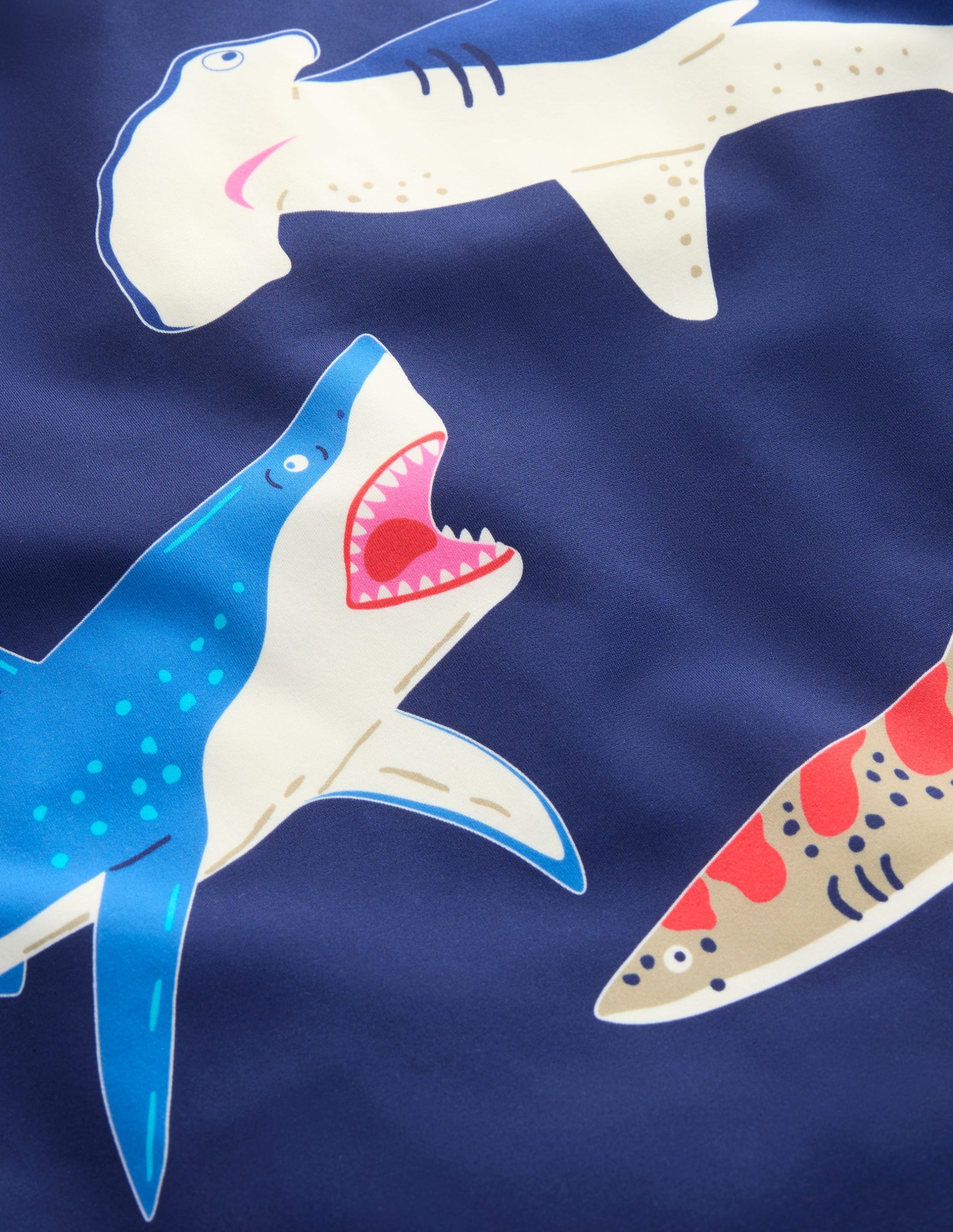 Logo Rash Vest-College Navy Sharks - Image 3