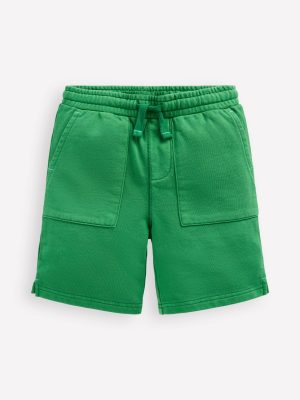 Garment Dye Shorts-Highland Green