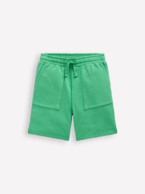 Garment Dye Shorts-Green Spruce