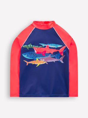 Logo Rash Vest-Riso Shark