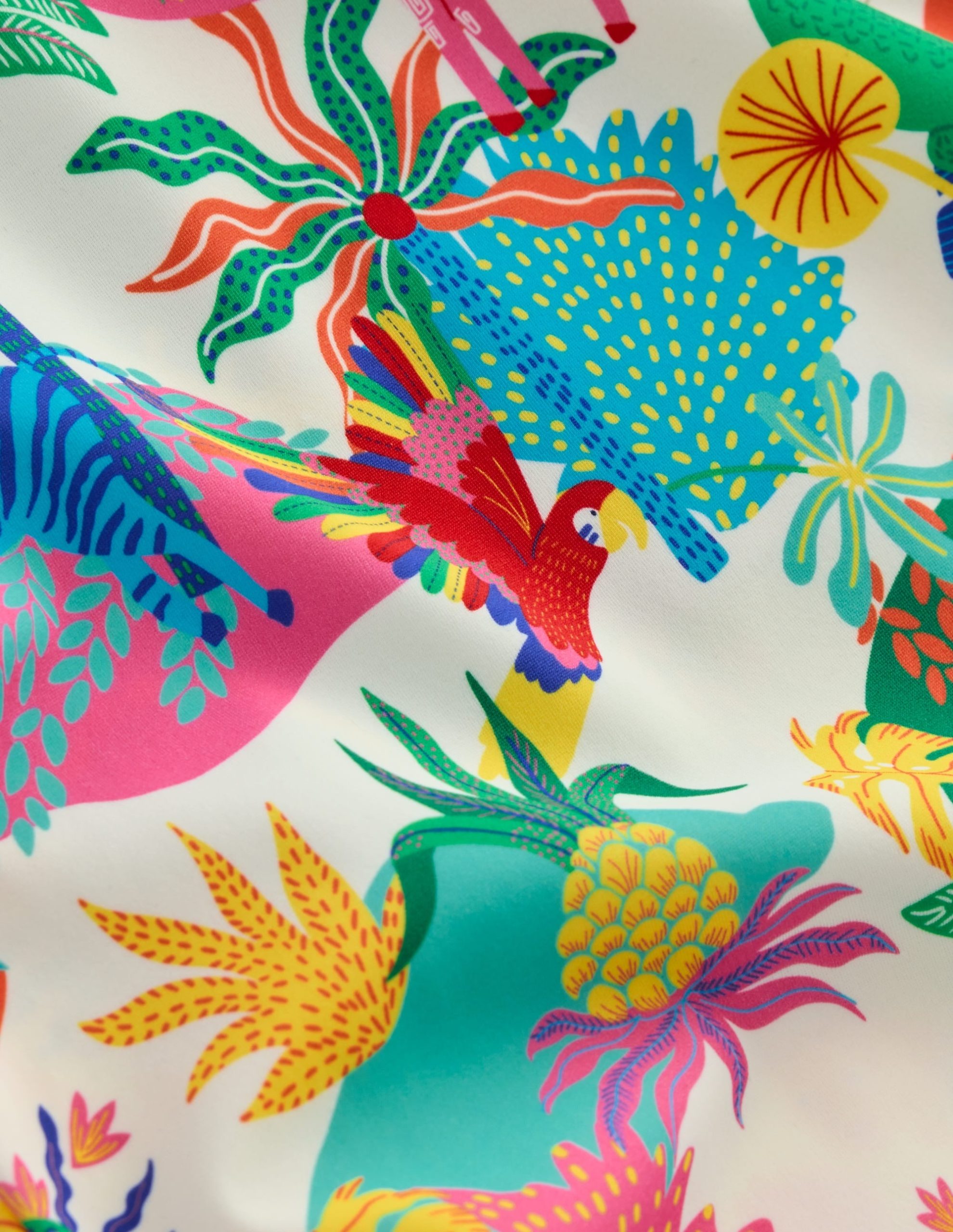 Logo Rash Vest-Ivory Multi Jungle - Image 3