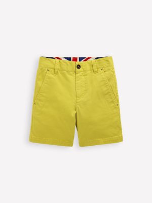 Classic Chino Shorts-Pineapple Yellow