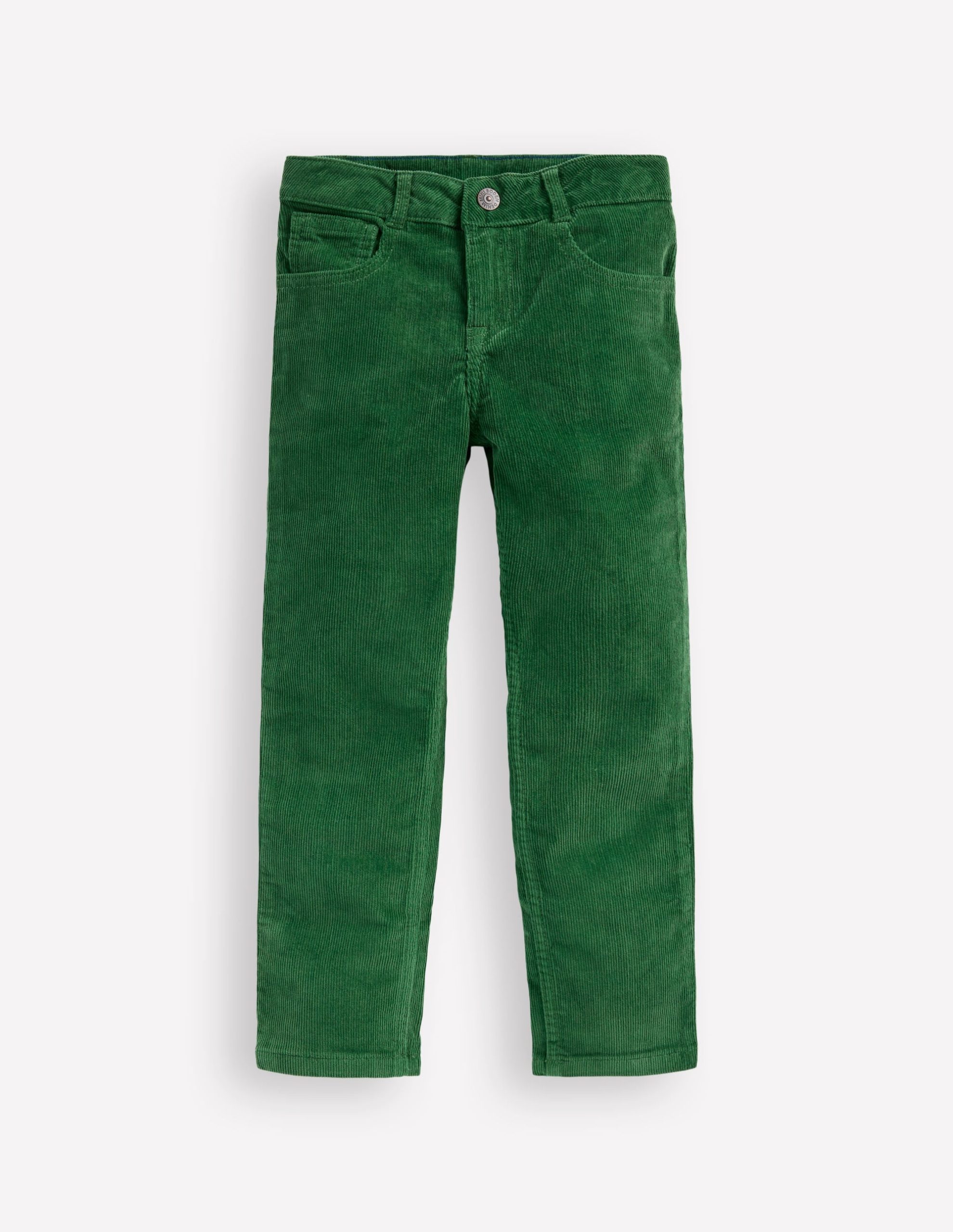 Classic Cord Trousers-Pine Green