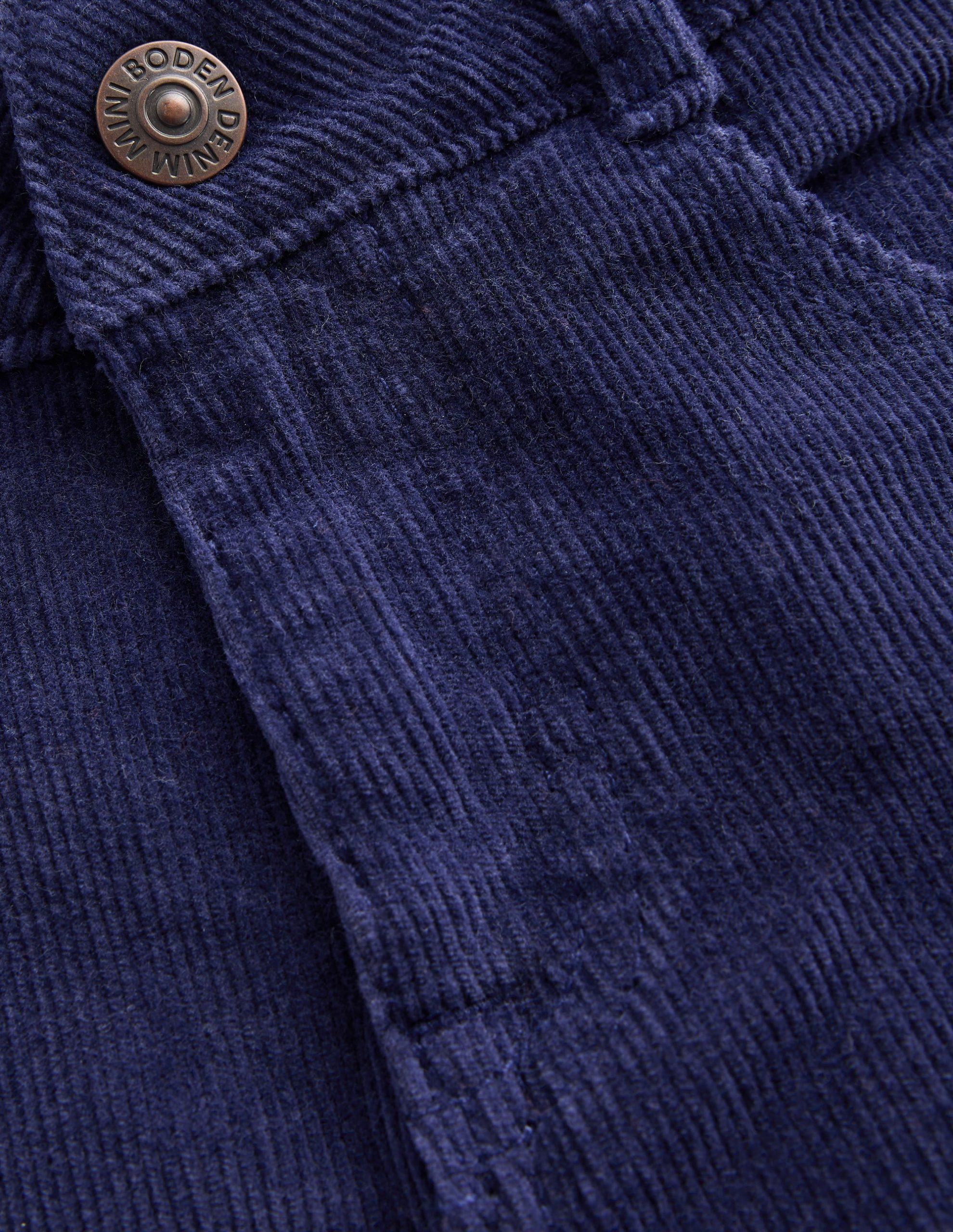 Classic Cord Trousers-Bright Blue - Image 3