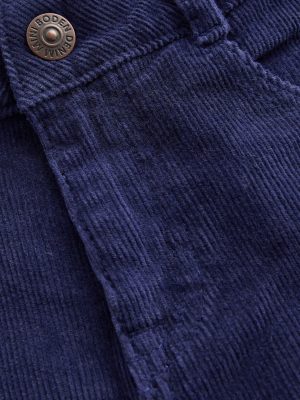 Classic Cord Pants-Bright Blue