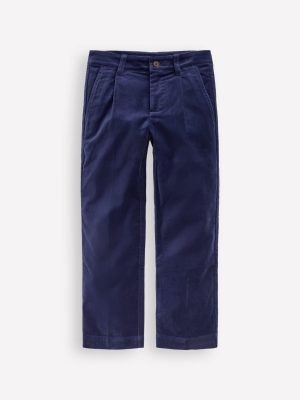Smart Tailored Pants-Navy Velvet