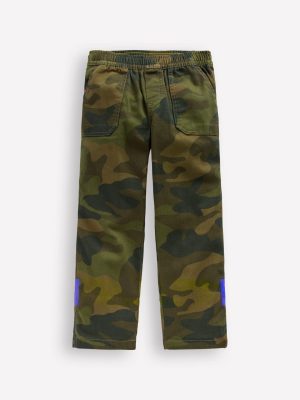 Pull-on Cotton Trouser-Camo