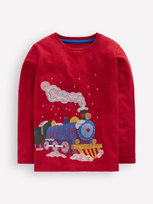 Longsleeve Superstitch T-shirt-Chili Pepper Polar Express