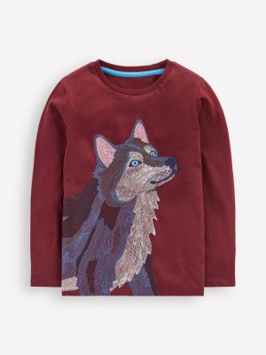 Longsleeve Superstitch T-shirt-Port Wolf