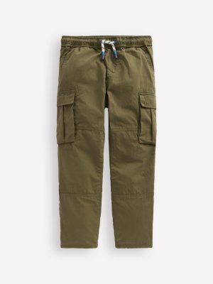 Adventure Cosy Lined Pants-Woodland Green